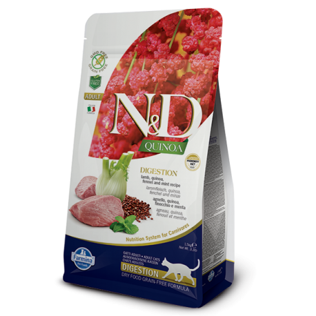 Farmina QUINOA DIGESTION Feline Adult kassitoit 1,5kg Farmina QUINOA DIGESTION Feline Adult kassitoit 1,5kg