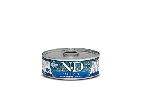 Farmina Trout, Salmon & Shrimp kassikonserv 12x80g