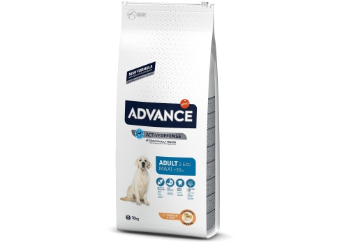 ADVANCE koeratoit Maxi Adult Chicken & Rise 14kg, koeratoidud