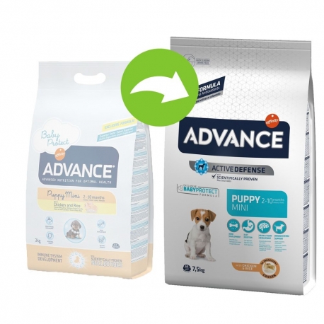 ADVANCE Mini Puppy 7,5kg koeratoit, kutsikatoit ADVANCE Mini Puppy 7,5kg koeratoit, kutsikatoit