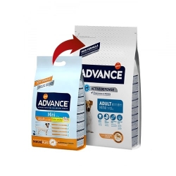 ADVANCE koeratoit Mini Adult Chicken & Rice 3kg, koeratoidud