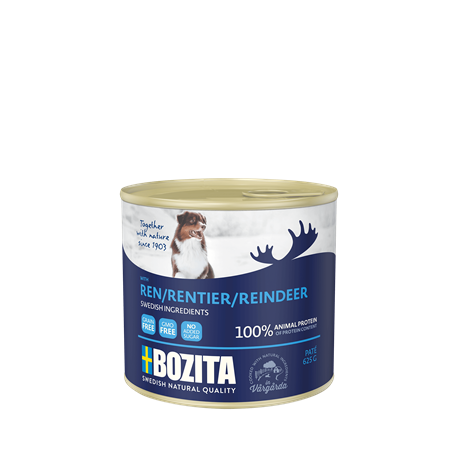 Bozita koeratoit Reindeer 12x625g