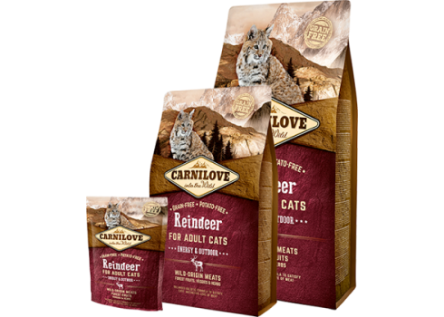 Carnilove Reindeer Energy & Outdoor kassitoit 2kg