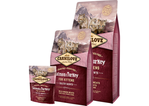 Carnilove Salmon & Turkey Kitten kassitoit 2kg