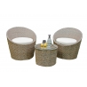Aiamööbli komplekt Bello Giardino MODICO tumepruun, 2 tooli + laud