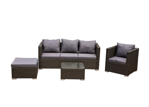 Aiamööbli komplekt Bello Giardino AMARO hall, diivan + laud