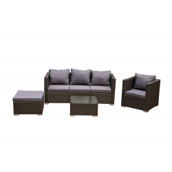 Aiamööbli komplekt Bello Giardino AMARO hall, diivan + laud