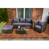 Aiamööbli komplekt Bello Giardino AMARO hall, diivan + laud