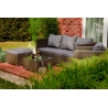 Aiamööbli komplekt Bello Giardino AMARO hall, diivan + laud
