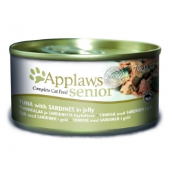 APPLAWS KASSI KONSERV ZELEES SEENIOR TUUNIKALA & SARDIIN 24x70g