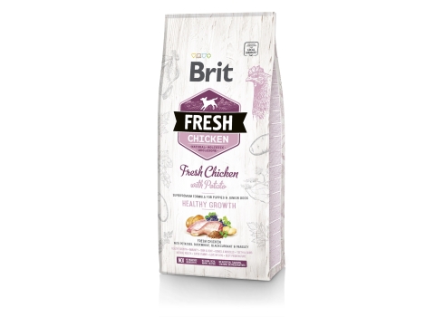 Brit FRESH koeratoit Chicken & Potato for Puppies 12kg