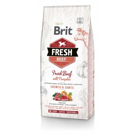 Brit FRESH koeratoit Beef & Pumpkin for Large Breed Puppies 2,5kg Brit FRESH koeratoit Beef & Pumpkin for Large Breed Puppies 2,5kg