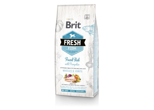 Brit FRESH koeratoit Fish & Pumpkin for Large Breed Adult 2,5kg