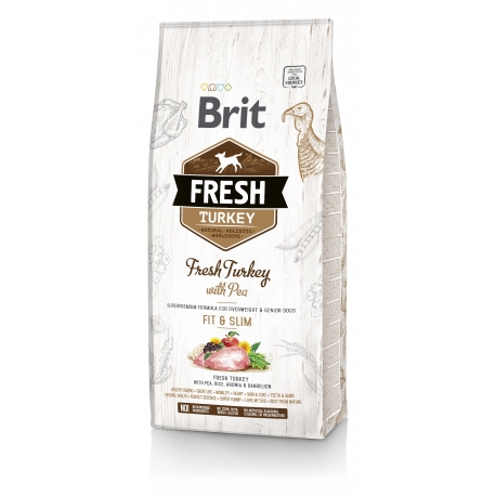 Brit FRESH koeratoit Turkey & Pea for Fit & Slim 2,5kg Brit FRESH koeratoit Turkey & Pea for Fit & Slim 2,5kg