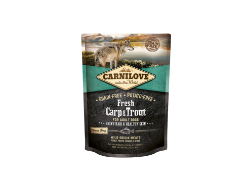 CARNILOVE Fresh Carp&Trout for Adult teraviljavaba koeratoit 12kg