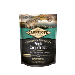CARNILOVE Fresh Carp&Trout for Adult teraviljavaba koeratoit 12kg