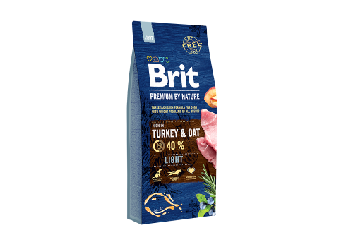 BRIT PREMIUM Light koeratoit 15kg
