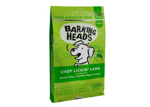 BARKING HEADS KOERA TÄISSÖÖT CHOP LICKIN LAMB 12KG