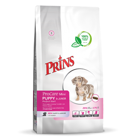 Prins Mini PUPPY & JUNIOR Perfect Start koeratoit 2x3kg Prins Mini PUPPY & JUNIOR Perfect Start koeratoit 2x3kg