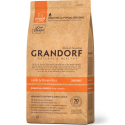 Grandorf Dog - Lammas ja pruun riis 12kg - Junior koeratoit