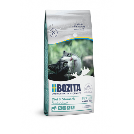Bozita Diet & Stomach Grain Free Elk kassitoit 2kg Bozita Diet & Stomach Grain Free Elk kassitoit 2kg