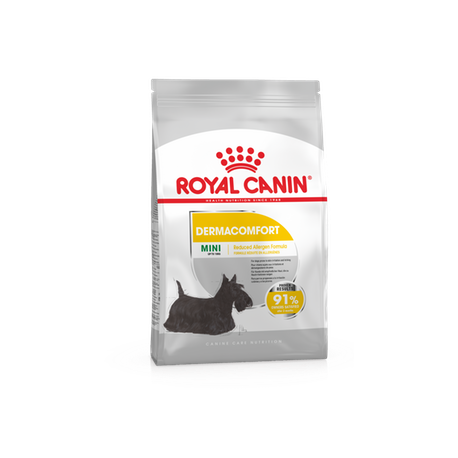 Royal Canin Mini Dermacomfort 3kg koeratoit, koeratoidud Royal Canin Mini Dermacomfort 3kg koeratoit, koeratoidud