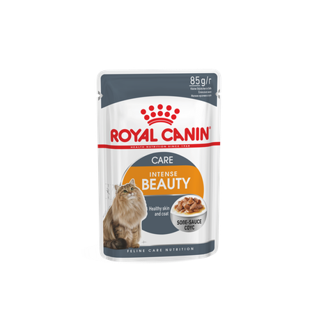 Royal Canin FHN INTENSE BEAUTY in gravy 12x85g kassitoit Royal Canin FHN INTENSE BEAUTY in gravy 12x85g kassitoit