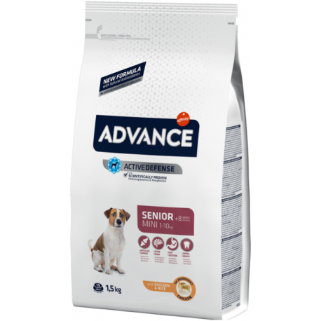 ADVANCE koeratoit Mini Senior 3kg, senior koeratoidud ADVANCE koeratoit Mini Senior 3kg, senior koeratoidud