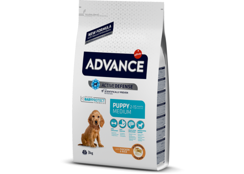 ADVANCE koeratoit Medium Puppy Chicken&Rice, toit koerakutsikale