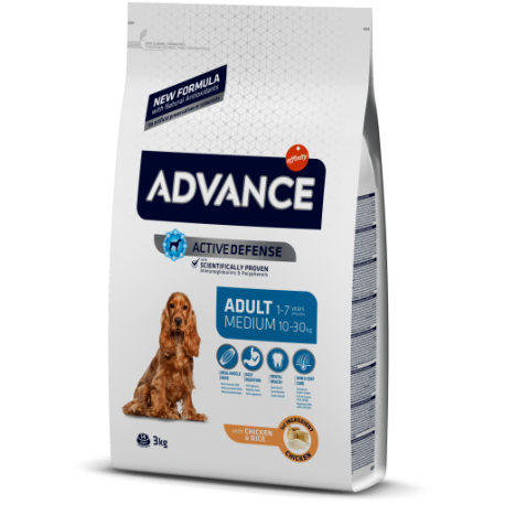 ADVANCE koeratoit Medium Adult Chicken 14kg, medium koeratoidud ADVANCE koeratoit Medium Adult Chicken 14kg, medium koeratoidud