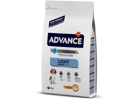ADVANCE koeratoit Medium Light Chicken 12kg, koeratoidud