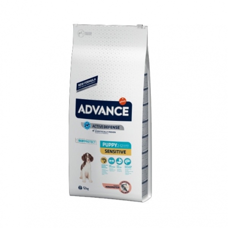 Advance koeratoit Puppy Sensitive lõhe ja riisiga 12kg Advance koeratoit Puppy Sensitive lõhe ja riisiga 12kg