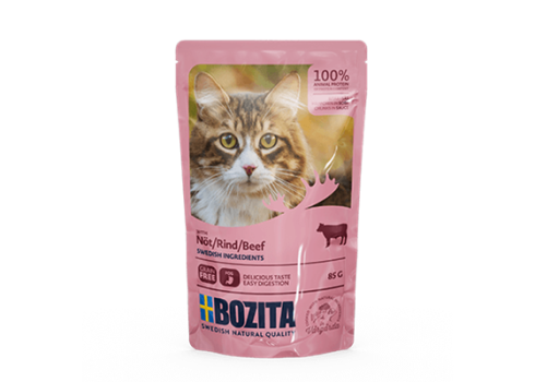 BOZITA VEISELIHA TÜKID KASTMES kassi täissööt 12x85g