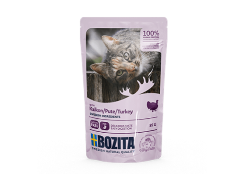 BOZITA KALKUNI TÜKID KASTMES kassi täissööt 12x85g