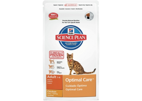 HILL'S SP FELINE OPTIMAL CARE ADULT CHICKEN kassitoit 1,5KG