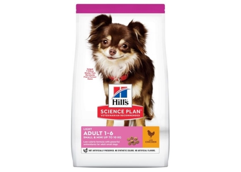HILLS KOERA TÄISSÖÖT LIGHT SMALL&MINI KANA 1.5KG