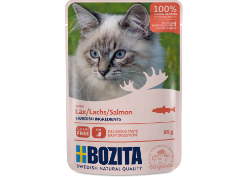 BOZITA LÕHE TÜKID ŽELEES kassi täissööt 12x85g