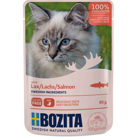 BOZITA LÕHE TÜKID ŽELEES kassi täissööt 12x85g BOZITA LÕHE TÜKID ŽELEES kassi täissööt 12x85g