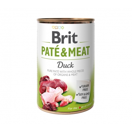 Brit Care Duck Pate & Meat konserv koertele 6x400g Brit Care Duck Pate & Meat konserv koertele 6x400g