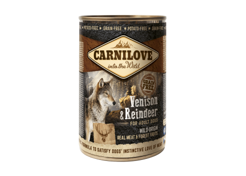 Carni Love Venison & Reindeer konserv koertele 6x400g