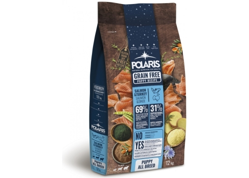 Polaris grainfree puppy salmon&turkey koeratoit 12kg