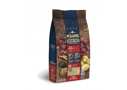 Polaris grainfree adult beef&turkey koeratoit 12kg