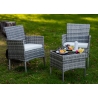 Aiamööbli komplekt Bello Giardino SANO hall, diivan + 2 tooli + laud