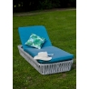 Lamamistool Bello Giardino CORDA türkiis, 203x76xH30 cm