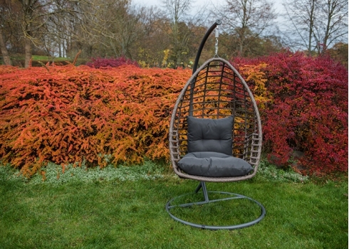 Ripptool Bello Giardino PIATTO tumepruun, 105x105xH195 cm