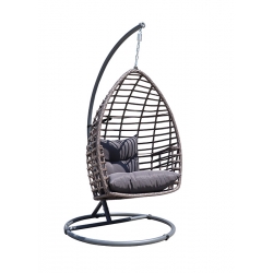 Ripptool Bello Giardino PIATTO tumepruun, 105x105xH195 cm