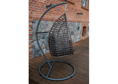 Ripptool Bello Giardino PIATTO tumepruun, 105x105xH195 cm