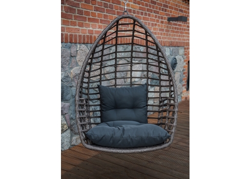 Ripptool Bello Giardino PIATTO tumepruun, 105x105xH195 cm